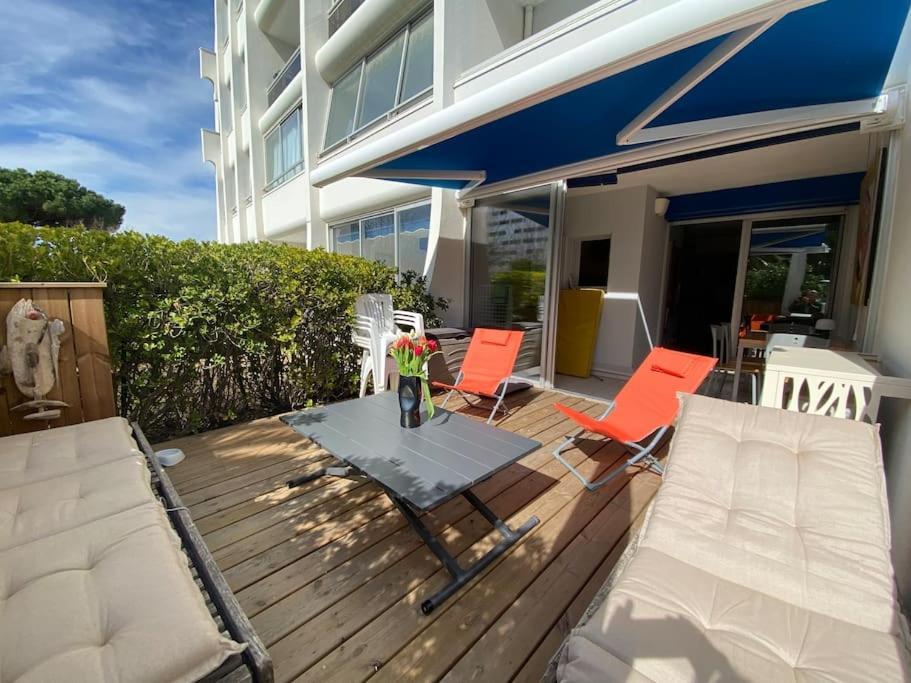 Le Murmure Du Palmier * Mer A 2 Min * Parking Prive * Terrasse 拉格朗德默特 外观 照片
