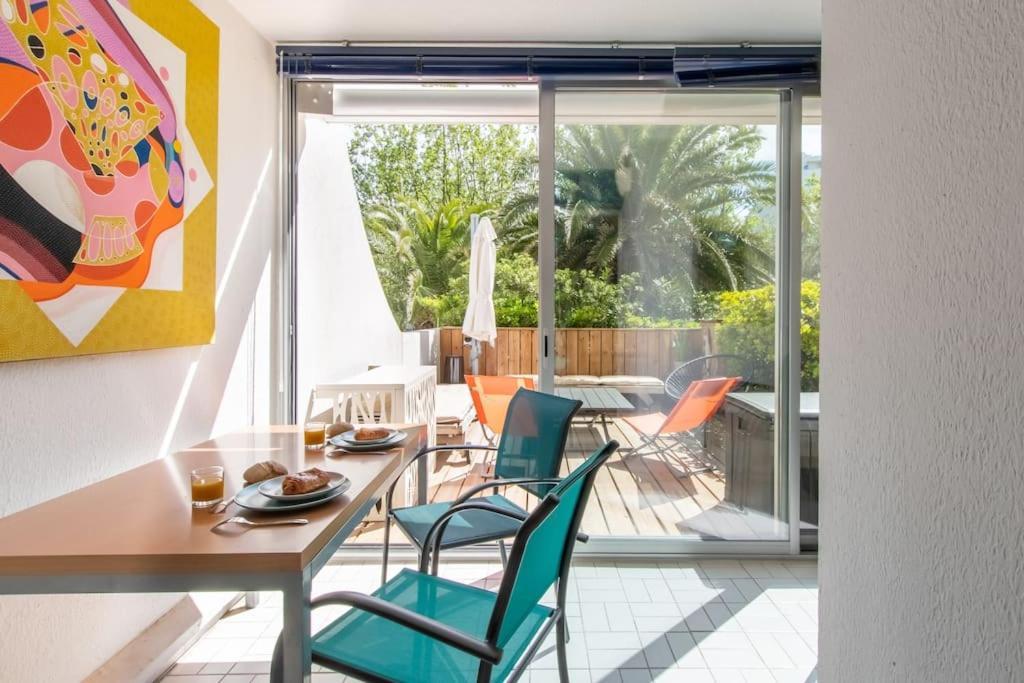 Le Murmure Du Palmier * Mer A 2 Min * Parking Prive * Terrasse 拉格朗德默特 外观 照片