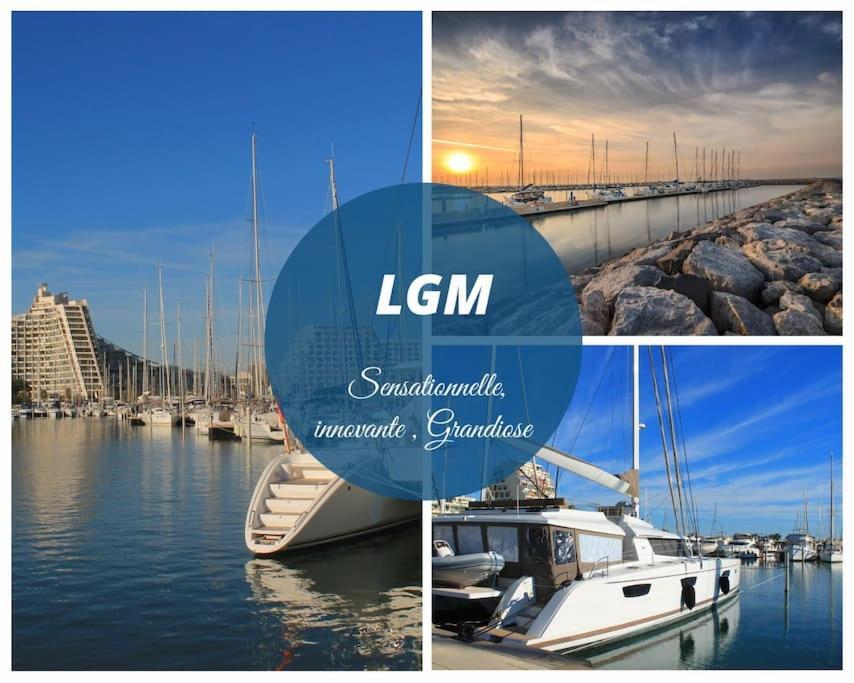 Le Murmure Du Palmier * Mer A 2 Min * Parking Prive * Terrasse 拉格朗德默特 外观 照片